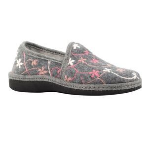 Lunar Womens/Ladies Gibson Slippers / Gray
